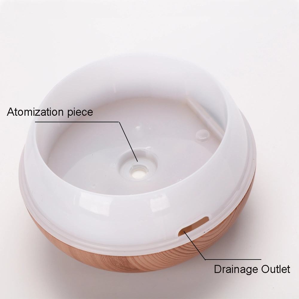 Amazon Best Sale USB OEM Big Capacity 5V/24V Wooden Grain Nature Ultrasonic Air Cool Mist Essential Oil Aroma Diffuser with Timing